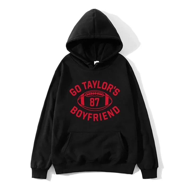 Go Taylor's Boyfriend Hoodie Fashion Long Sleeve Sweatshirt Graphic Printing Hooded Clothes Funko Pop Fleece Men's Clothing Hood