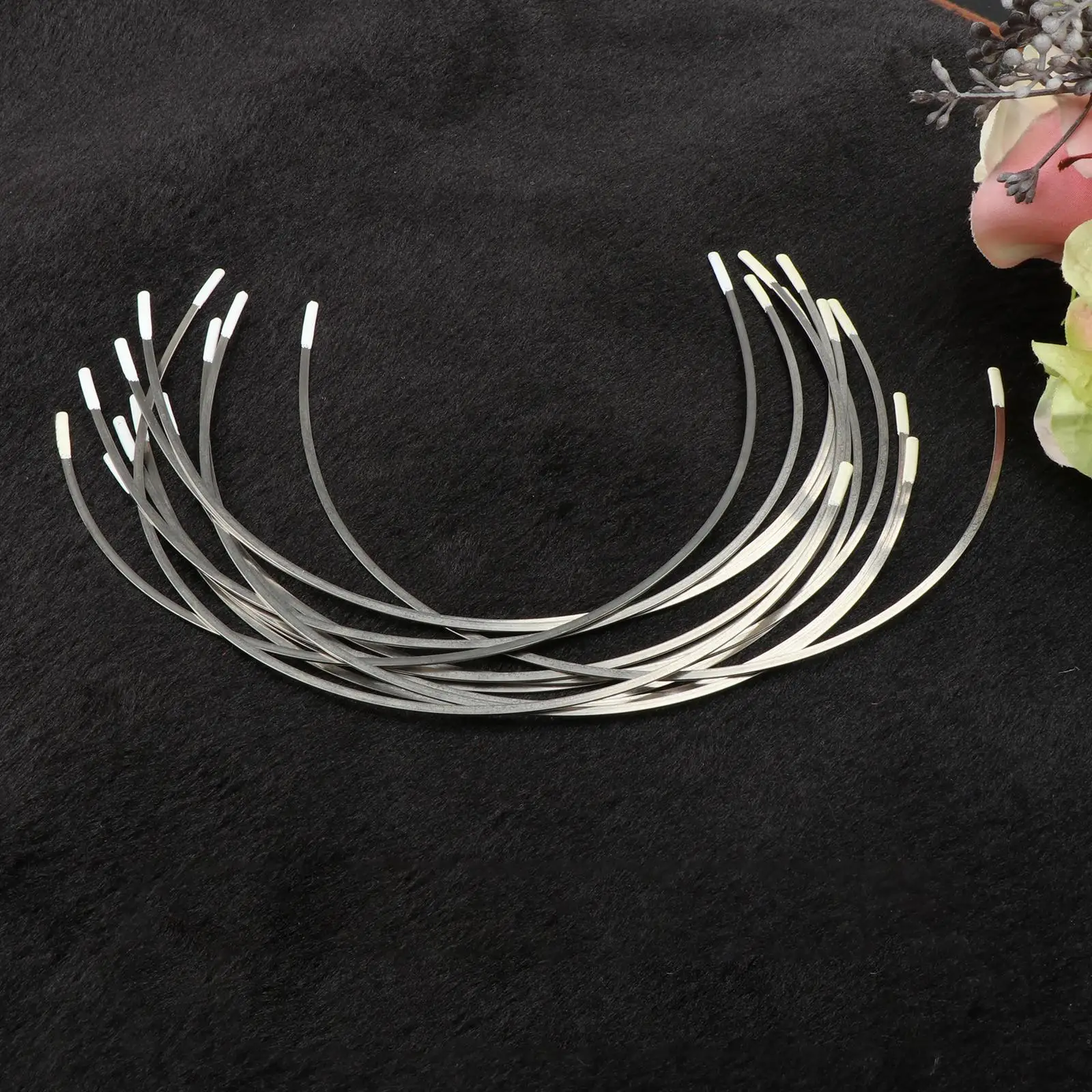 Set of 6 Handcrafted Stainless Steel Bra Underwire Replacements for Women - D Cup