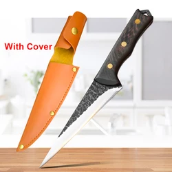 6 Inch Stainless Steel Boning Knife Handmade Forged Knife Meat Fruit Knives Kitchen Knife Meat Cleaver Chef Cooking Knives
