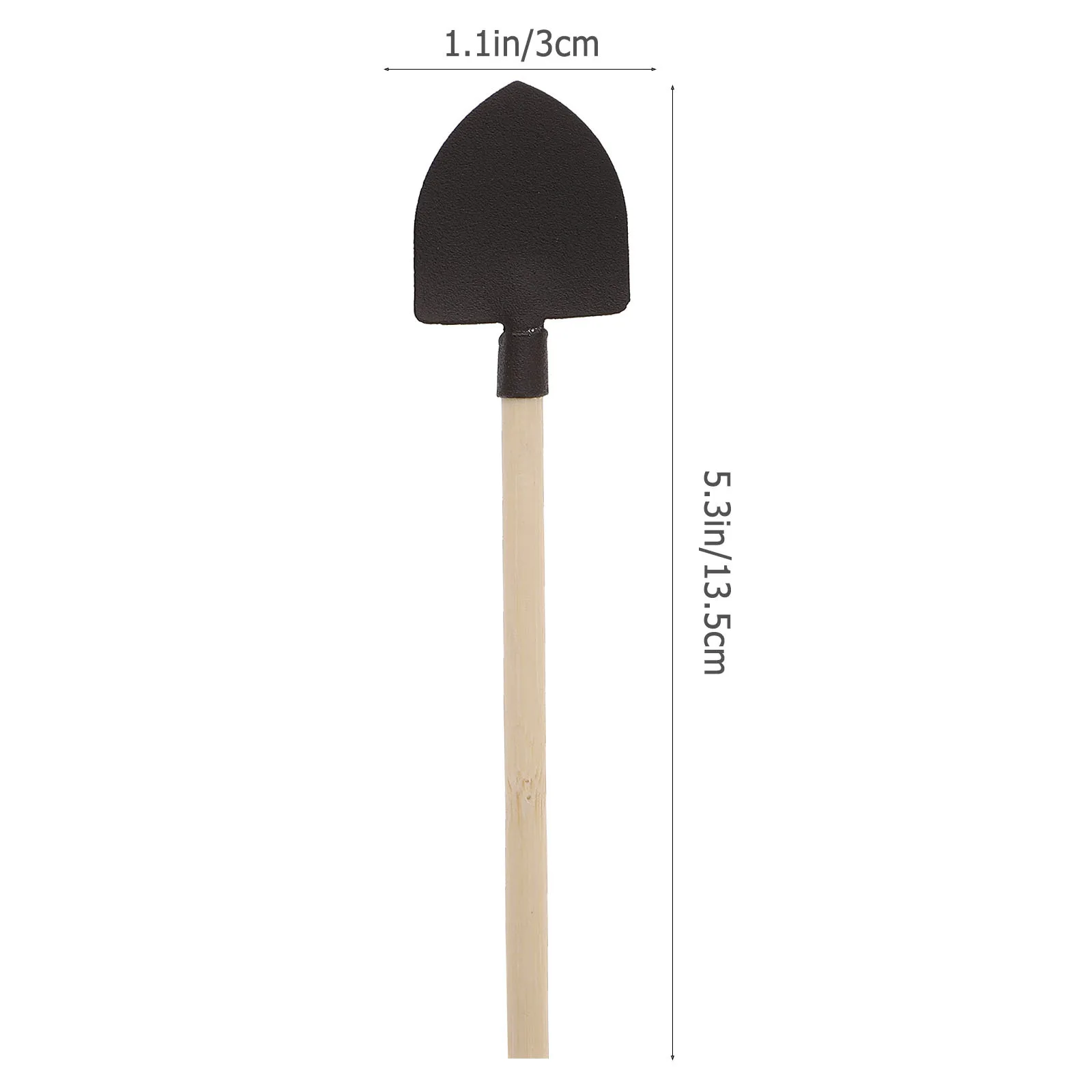 Ensemble d'outils de jardin, Mini pelle à râteau, accessoires de jeu en plein air pour enfants, maison de poupée, décor de ferme, Miniatures de jardin féerique, 4 pièces