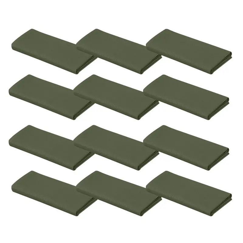 

Набор моющихся тканевых салфеток ABXD из смеси хлопка, 12 шт., мягкие, прочные, впитывающие, салфетки для столового ужина