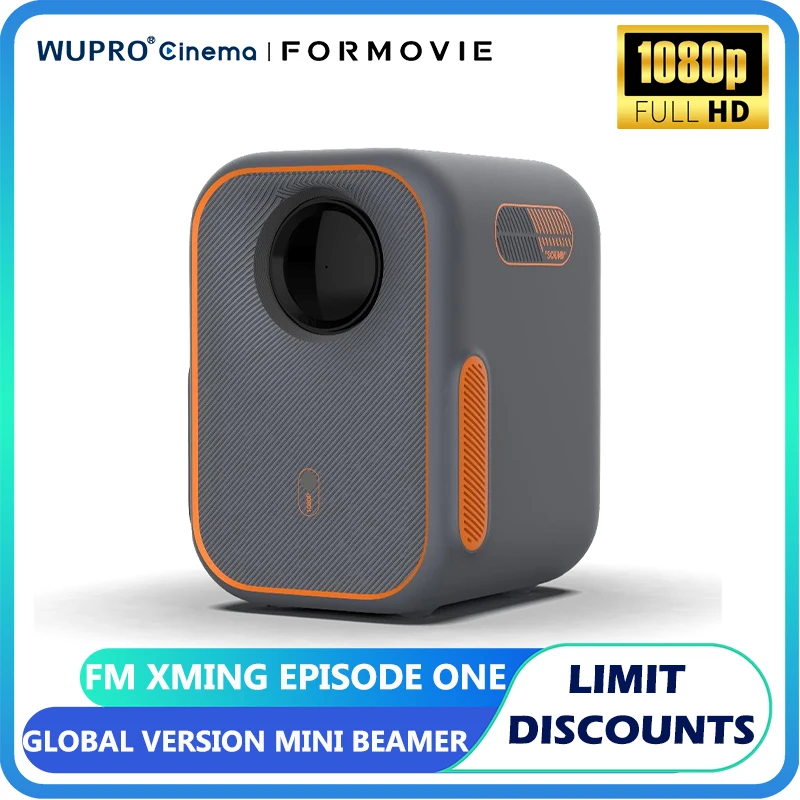 Formovie Xming Episode One Mini Projector 1080 FHD Home Portable Global Version Google TV Netflix Cinema Smart Outdoor Projector