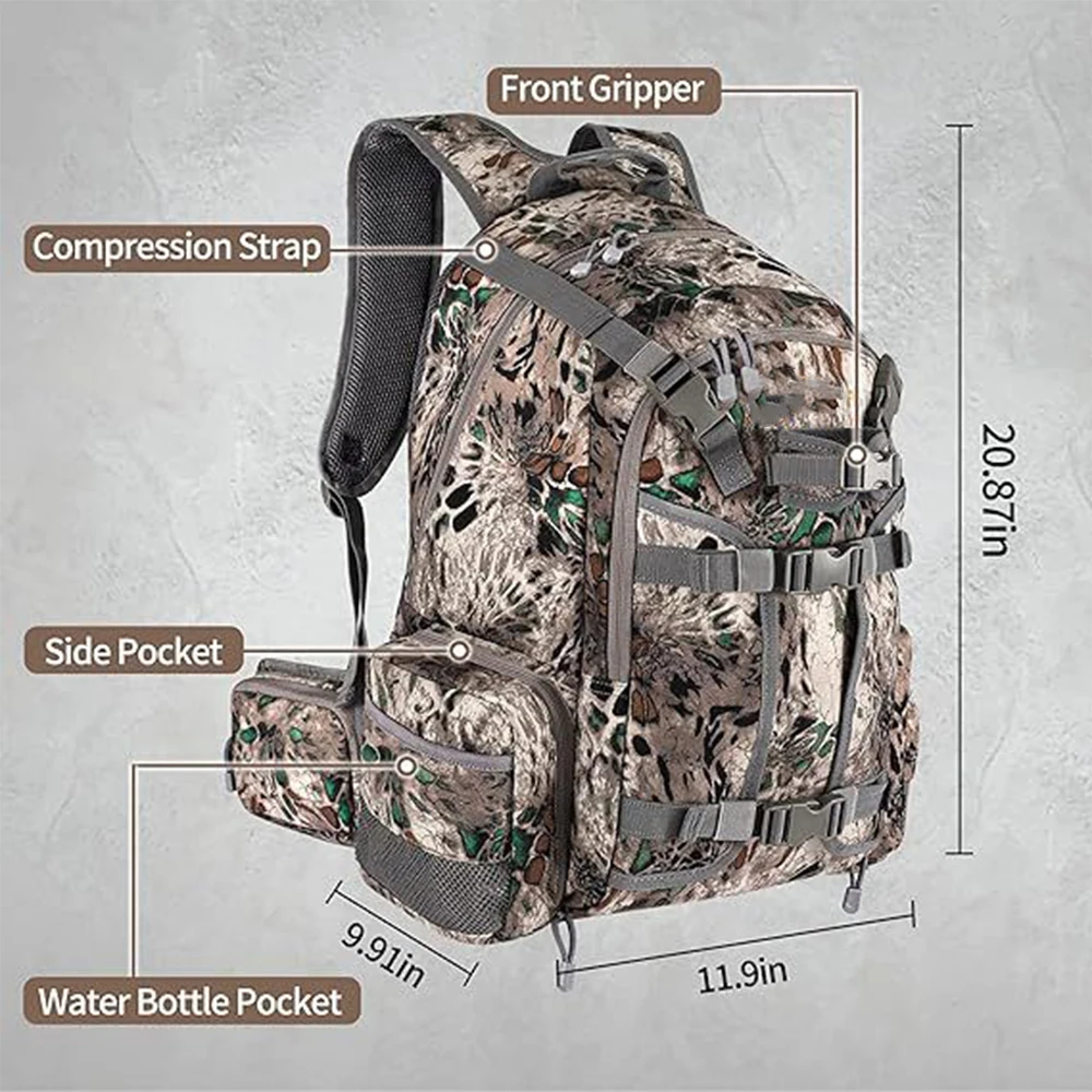Tactische camouflagerugzak Gro - Rain Cover Backpack recensie en prijs