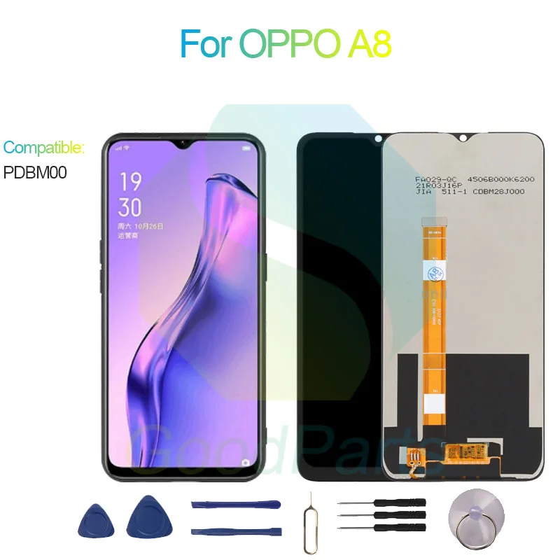 For OPPO A8 LCD Display Screen 6.5