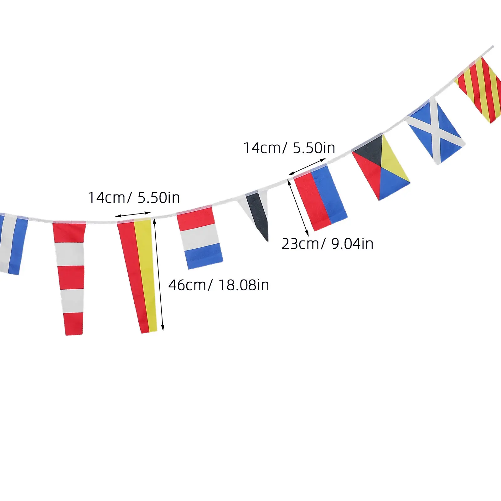 40Pcs Nautical Signal Flag Set Complete Code Flags for Boat Ship Vessel Signal Communication
