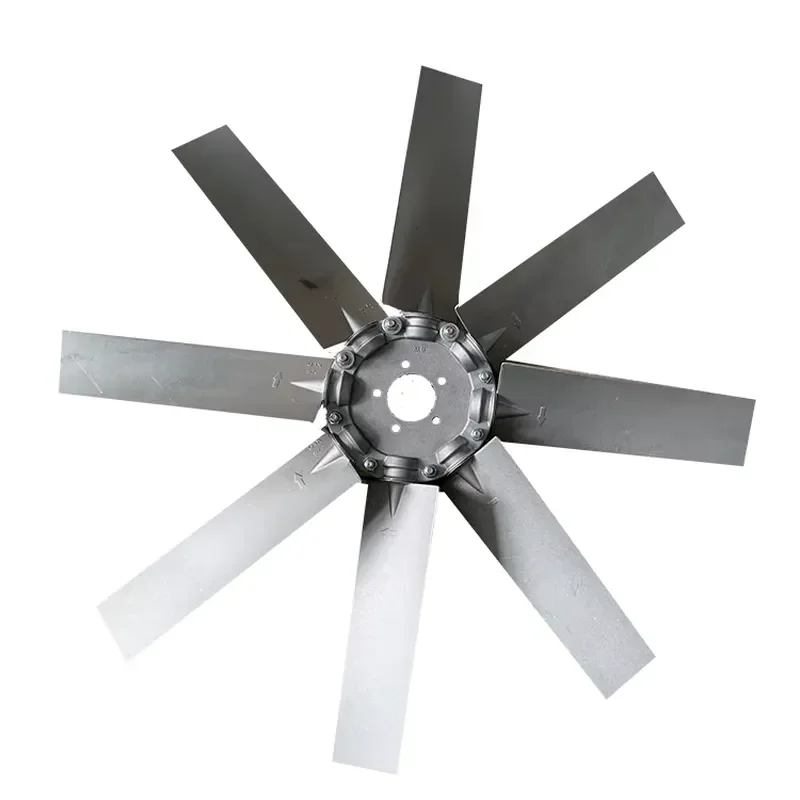 Windwise Axial Flow Fan Aluminum Alloy Blades Durable Adjustable Angle Reinforced Blades Mist Cannon Impeller High-Volume AC