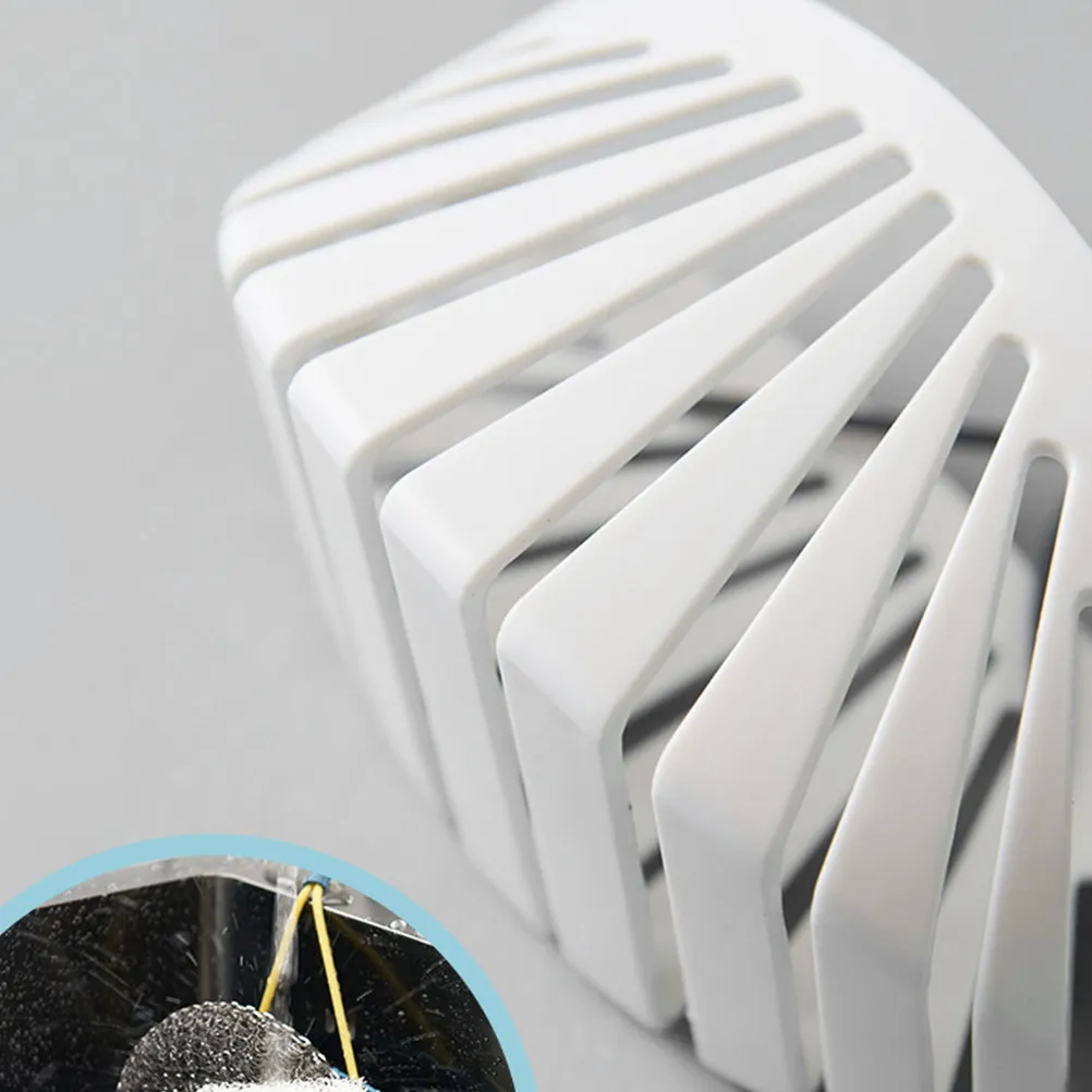 Kitchen Sink Hanging Drain Basket 2 Pack Plastic Sponge Soap Brush Towel Holder Fast Drain Organizer