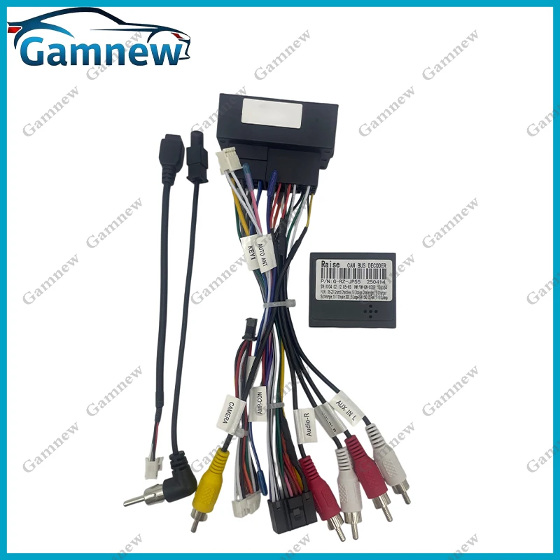 16Pin Car Wiring Harness Adapter With Canbus Box For Jeep Grand Cherokee Compass Renegade Wrangler Rubicon