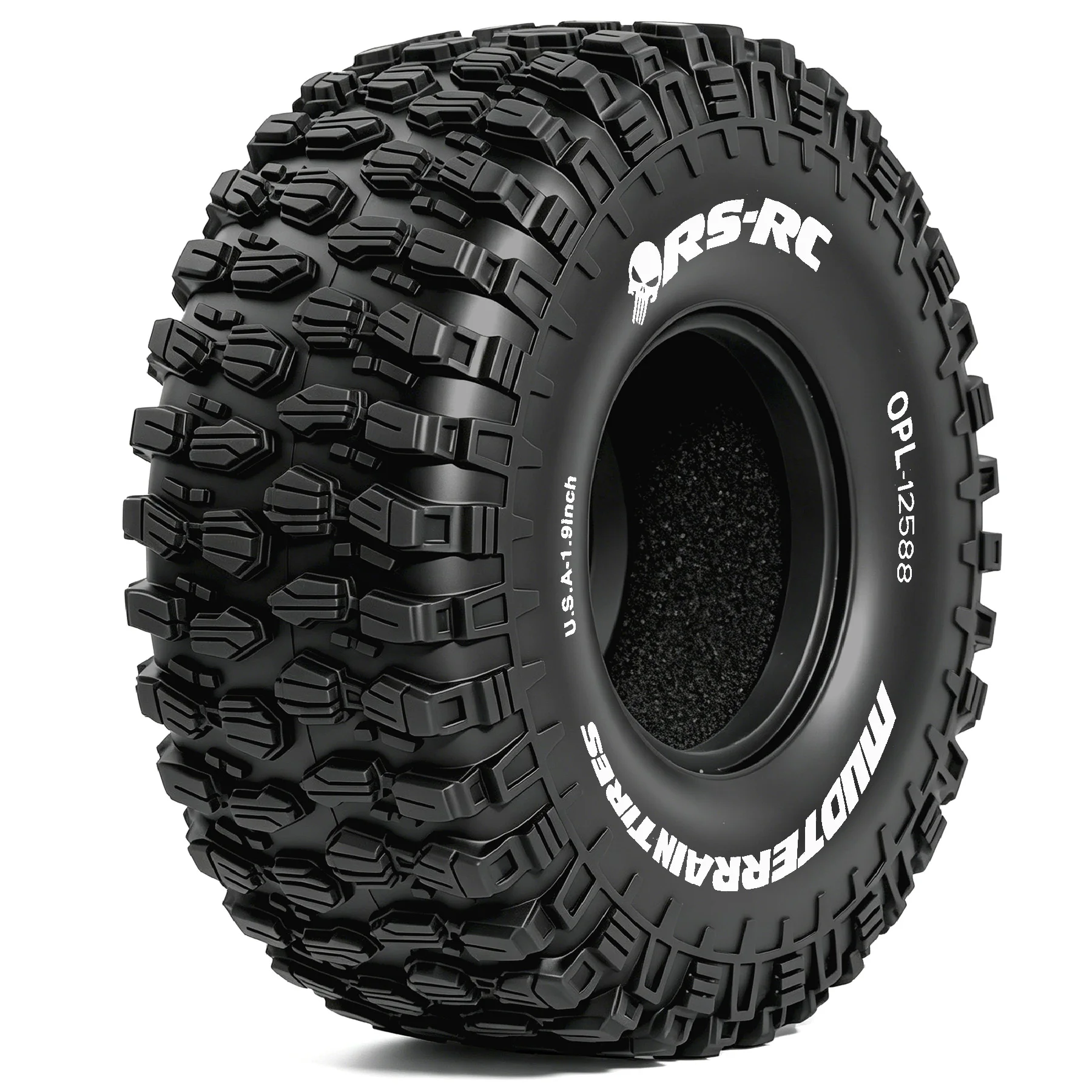 RED SPIDER 4pcs 1.9 Inch Rubber Tyres Outer Diameter 120mm for 1/10 RC Crawler Car TRX4 Axial SCX10 MST Jimny Tamiya CC01 D110 view 5