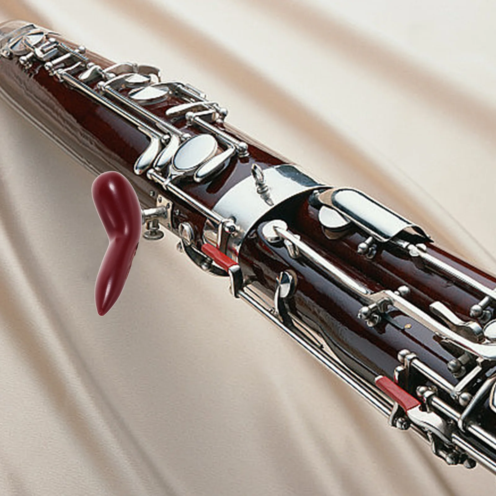 

Bassoon Finger Rest Detachable Plated Base Bird-Shaped Hand Mount Thumb Support Durable Practice Accessory For Bassoon