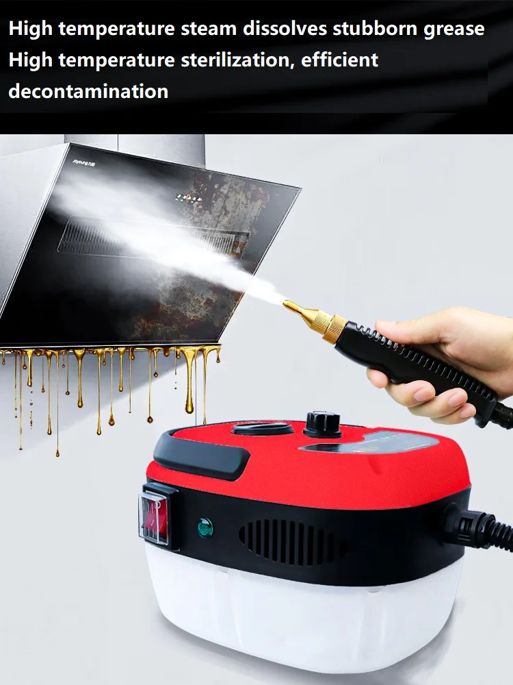 2500W Steam Cleaner High Temperature Sterilization Air Conditioning Kitchen Range Hood Car Cleaner 110V 220V Home Appliances