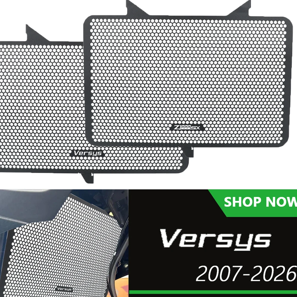 

Radiator Grille Guard Protection Cover For Kawasaki Z750 Z750S/ R Z800 Z1000 Z1000R Z1000SX Versys 1000 1100 Ninja 1000SX 1100SX