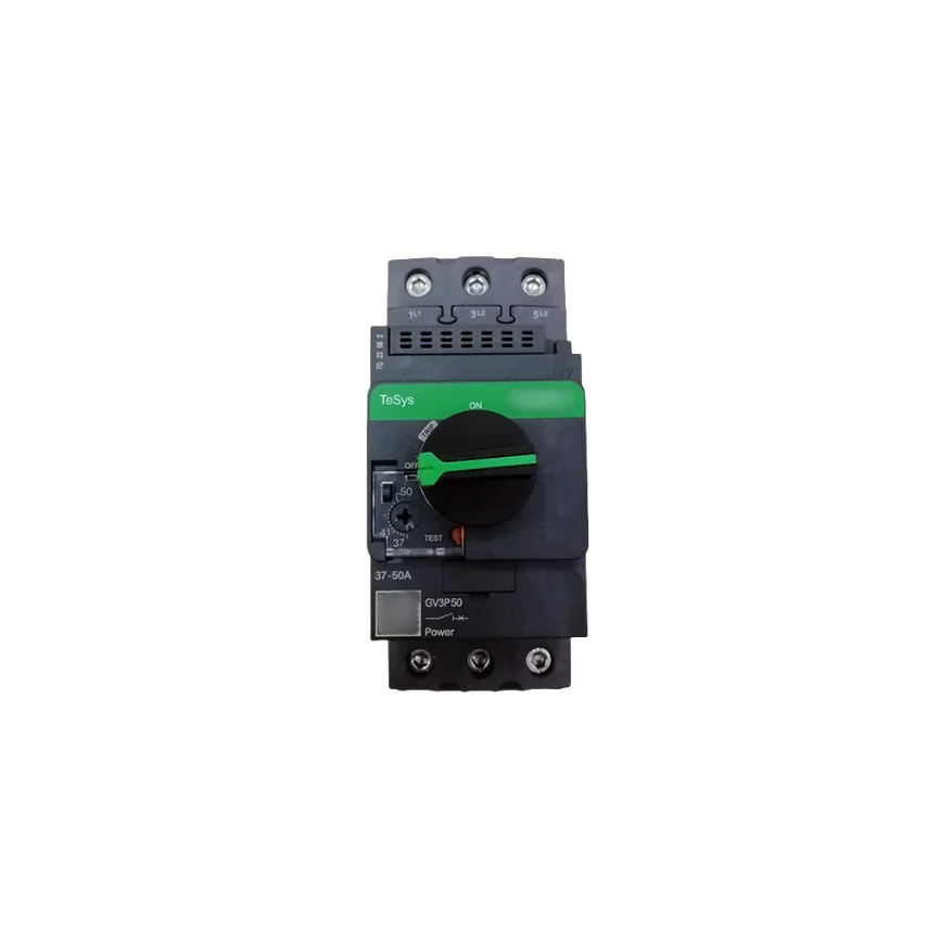 GV3P50 Motor circuit breaker,TeSys Deca frame 3,3P,37-50A,thermal magnetic,EverLink terminals