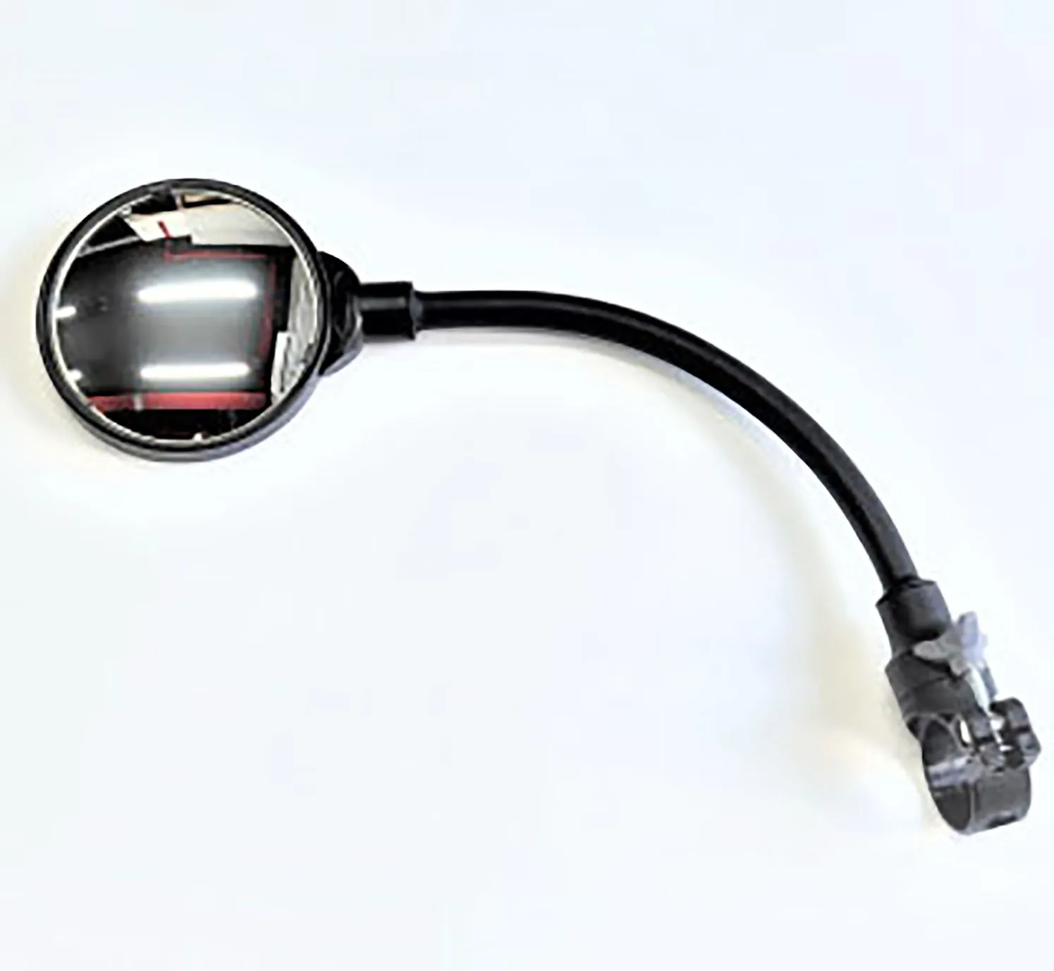 Wide angle rear view mirror for electric bike