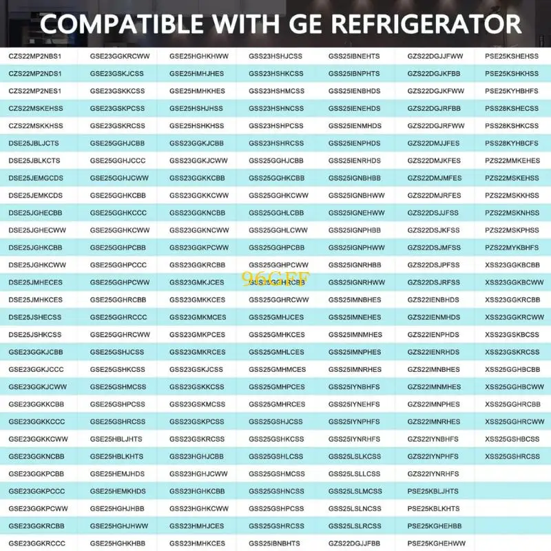 96GF Appliance Appliance Appliance PC MOT مناسبة للرؤية في الثلاجات