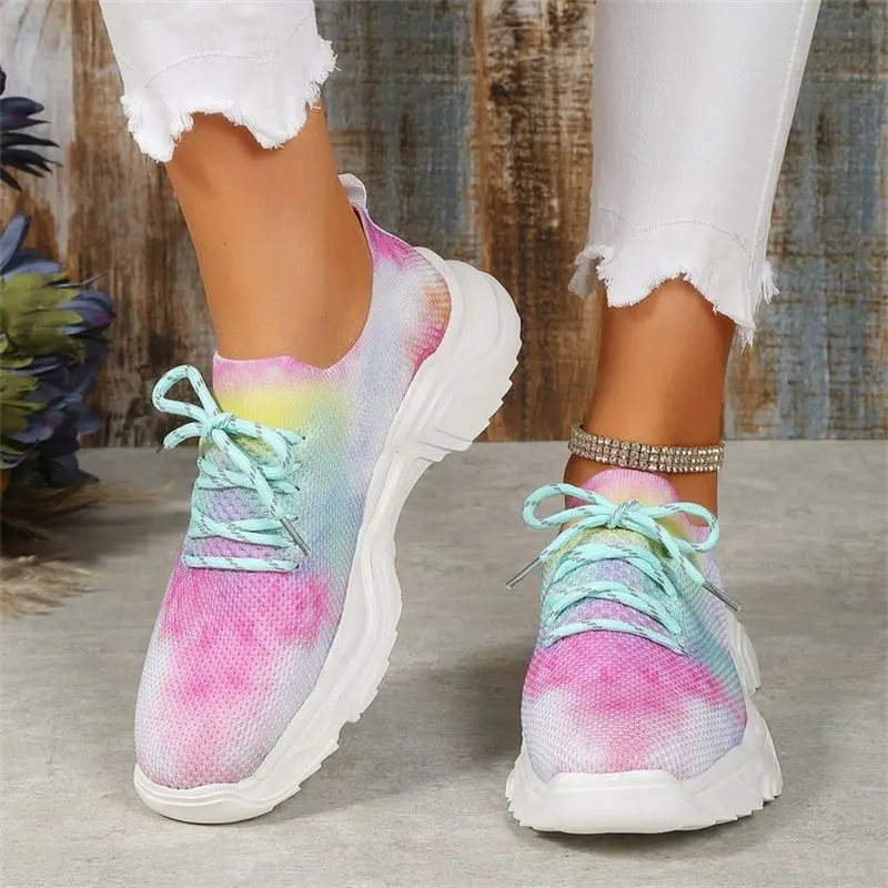 2024 Women Running Shoes Fashion Female Breathable Air Mesh Walking Shoes Sport Sneakers Lady Jogging Trainers Candy Footwear