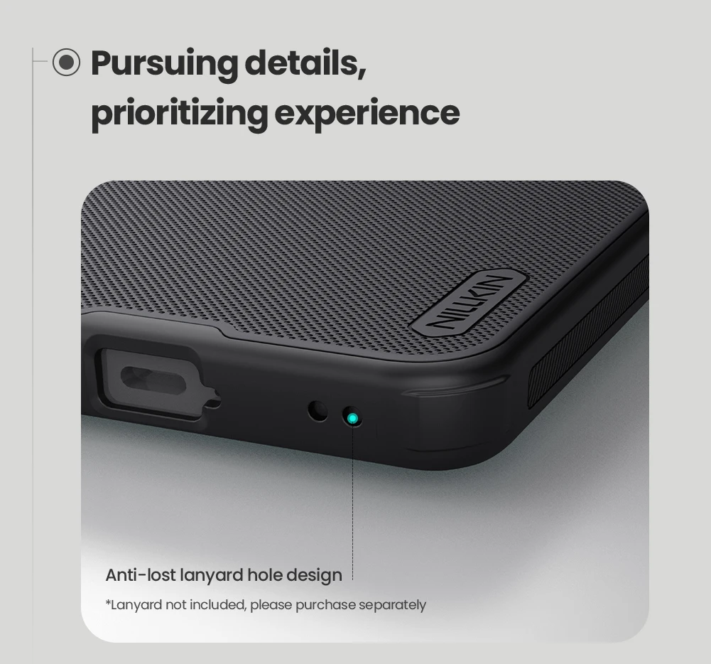 Für Nothing Phone 3-Hülle NILLKIN, taillierte Hülle für Nothing Phone 3, hochwertige, superfrostete Schildhülle, matte PC-Abdeckung – Detail 10