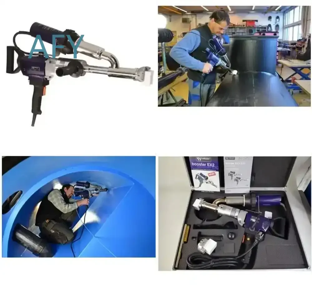 EX3 WELDY 3400W Handheld Plastic Extrusion Welding Machine Kit for Vinyl PVC PE PP Polyethylene Polypropylene Hot Air Plastic