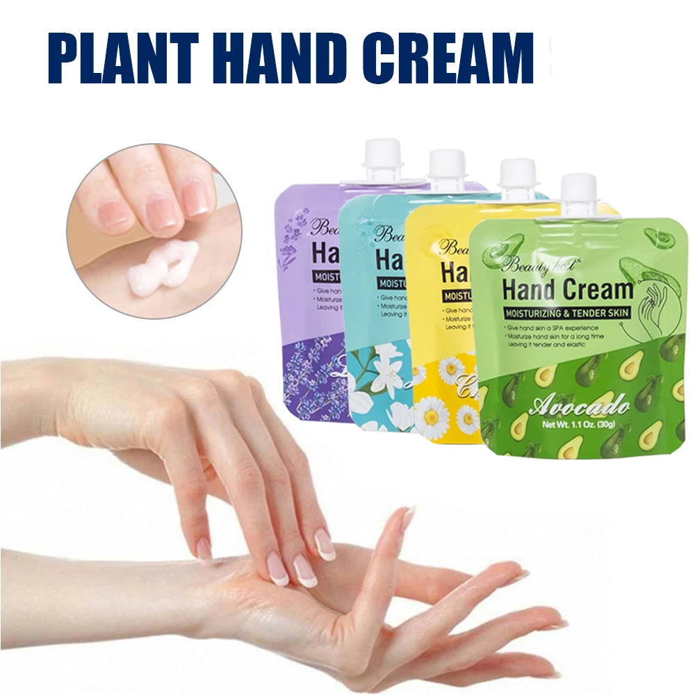 

Avocado Lavender Moisturizing Hand Cream Plants Essence Nourishing Anti Chapping Anti-Aging Repairing Portable Mild Hand Care