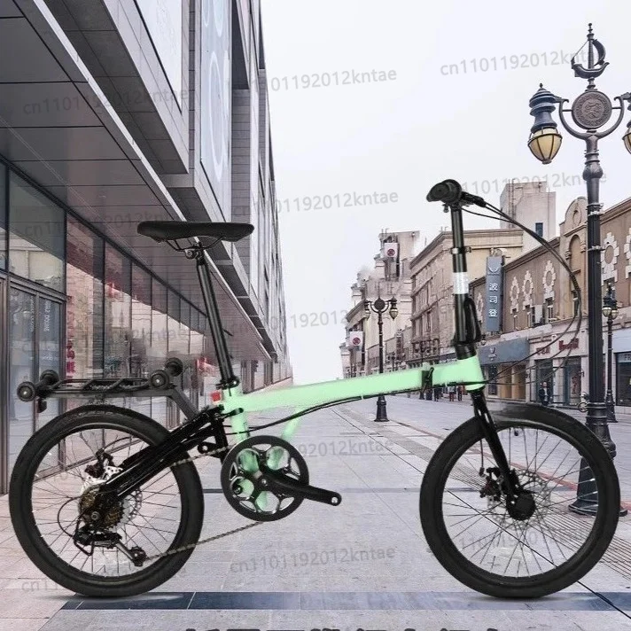 20-Inch new three-fold variable-speed disc brake for adults unisex  ultra-light portable bicycl