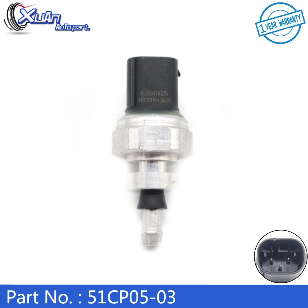 

51CP05-03 For Renault Dacia Opel Vauxhall Nissan NV400 1.5 1.6 2.0 DCI 8201000764 Vacuum Boost Exhaust Air Pressure Sensor