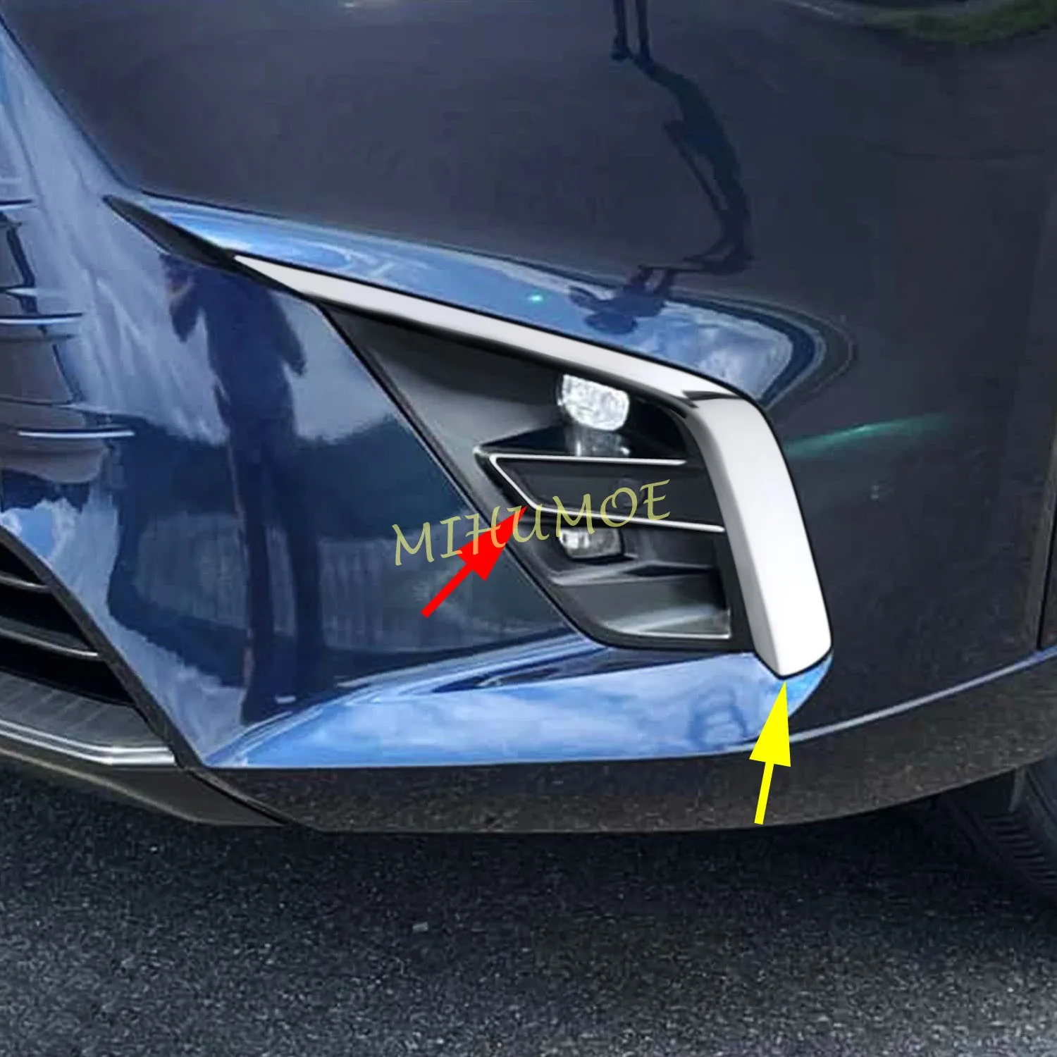 

Для Lexus TX350 TX500h + автомобильный передний бампер из нержавеющей стали, противотуманная фара, полоса для лампы, накладки для бровей, аксессуары