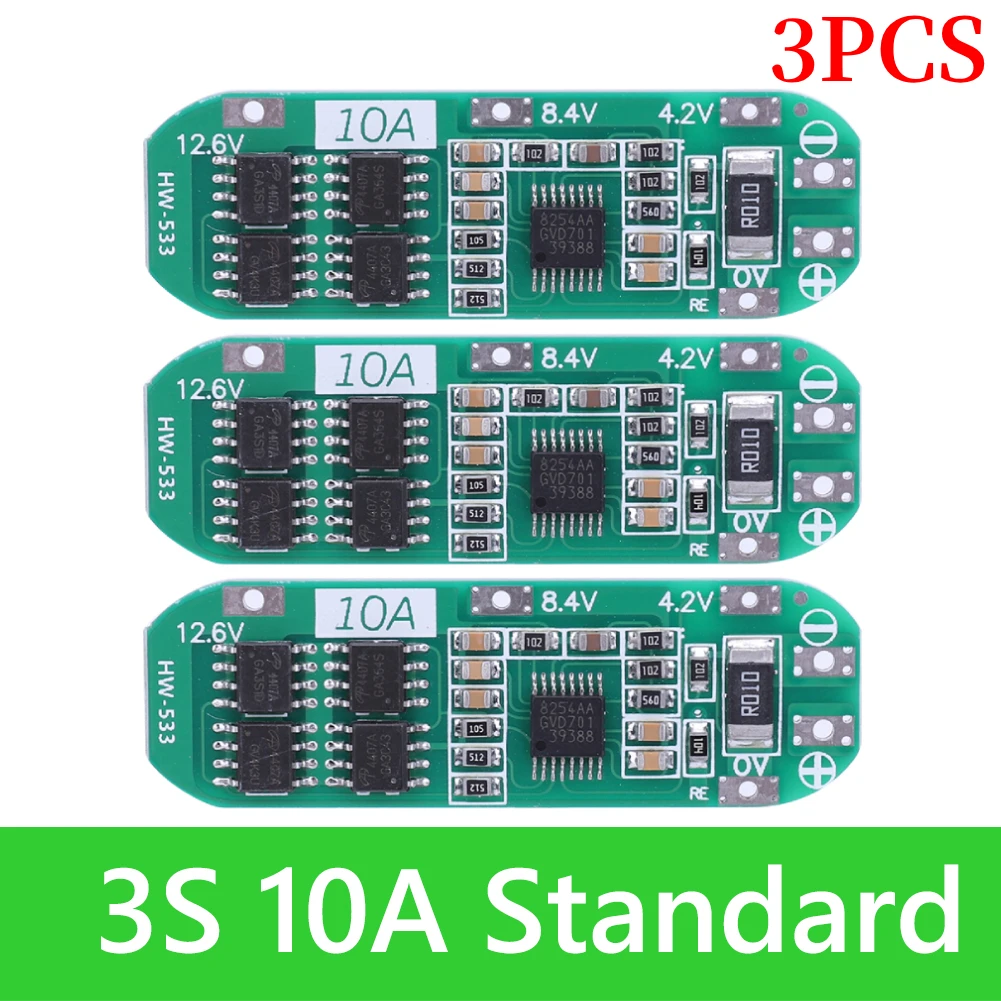BMS 3 S/4 S 5A 10A 20A 25A 40A 60A Li-ion Lithium Batterij Oplader Bescherming boord 18650 Voor Boormotor 12 V met Verbeteren/Balans