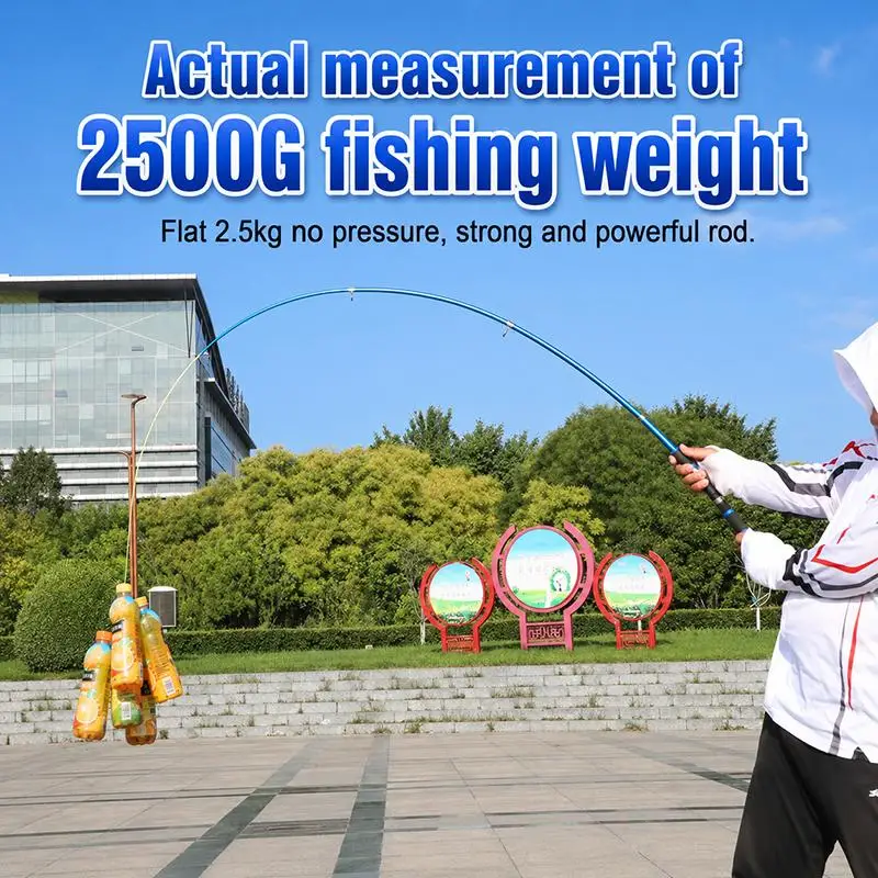 1.8m Carbon Fiber Telescopic Fishing Rod Reel Combo Heavy Duty Portable Full Set For Outdoor Fishing Beginner Use
