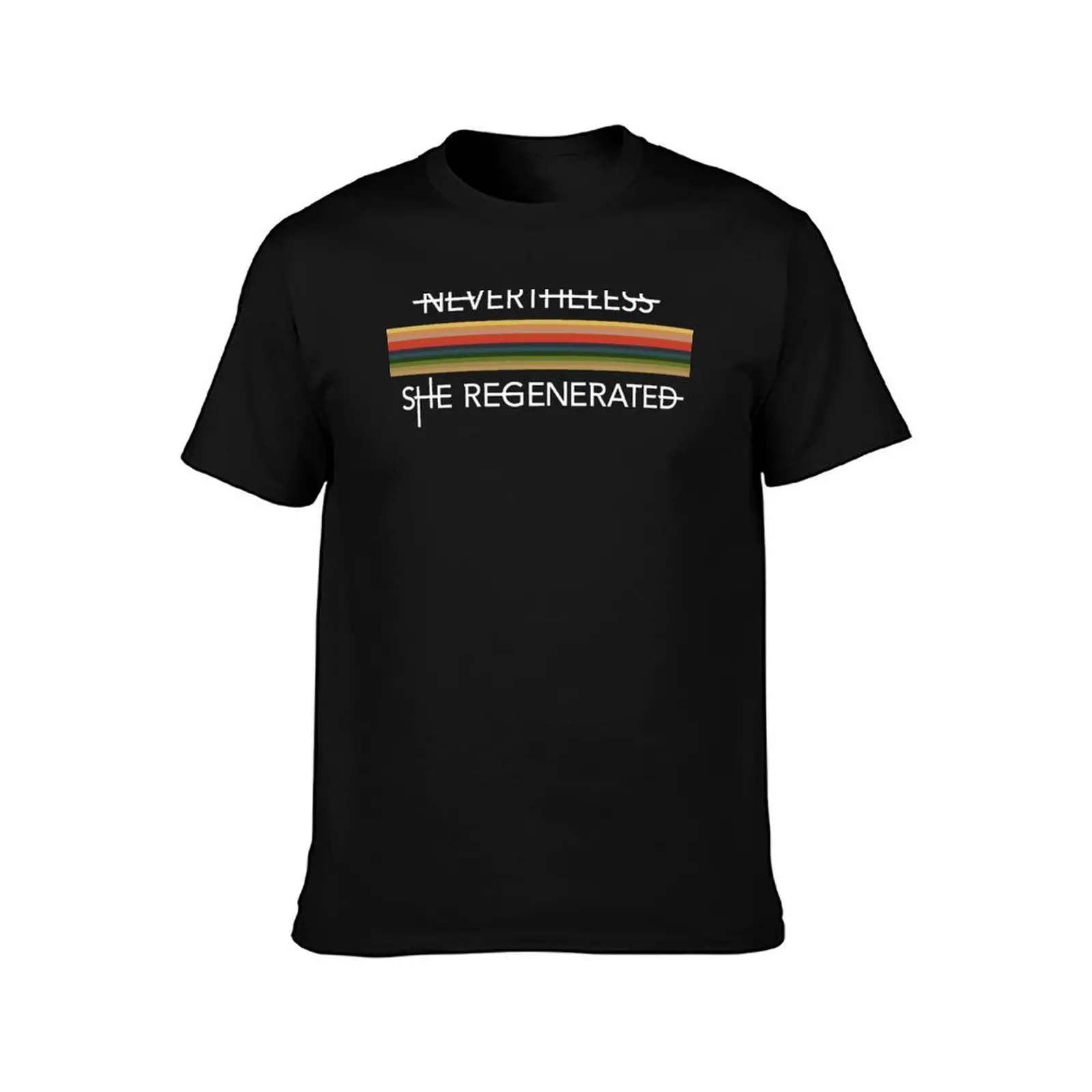 Nevertheless She Regenerated T-Shirt Summer Casual Cotton Tee Oversized Streetwear Tops Vintage Graphic Print 100% Cotton