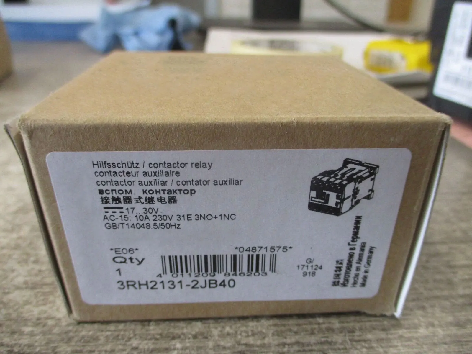 nuovo-di-zecca-3rh2131-2jc40-3rh2131-2jb40-3rh2131-2kv40-3rh2131-2kb40-garanzia-un-anno