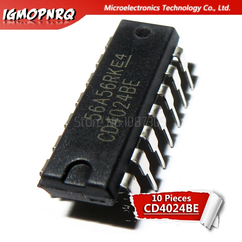 10PCS CD4024BE DIP14 CD4024 DIP-14 CD4024BD DIP