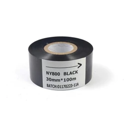 NY800 Thermal printer ribbon ink thermal transfer ribbon round black belt Code tape