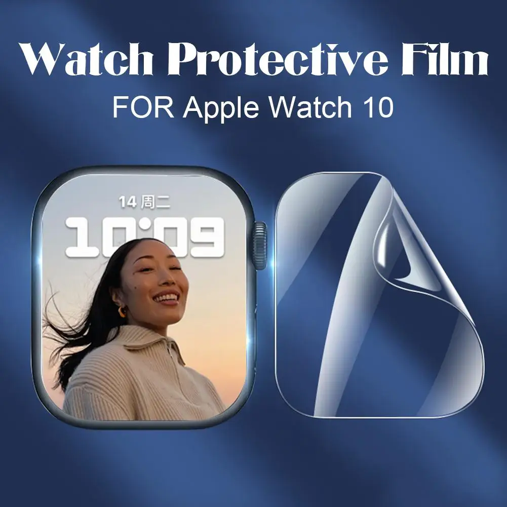 Applicable FOR Apple Watch S10 hydrogel film FOR Apple Watch 10 full screen film HD watch protective film