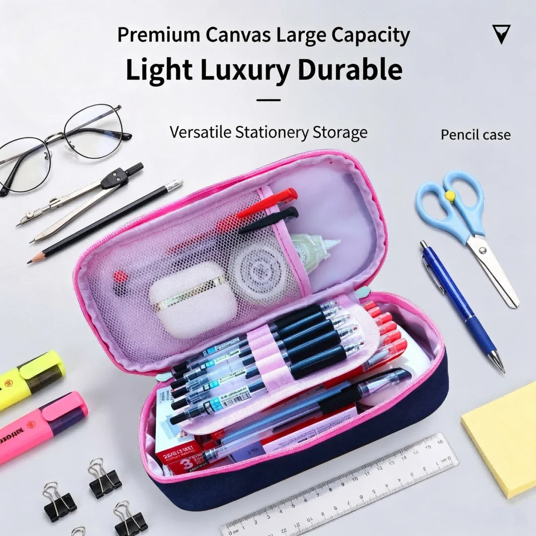 Großes 3-lagiges Federmäppchen – Pencil Case Large Bewertung und Preis
