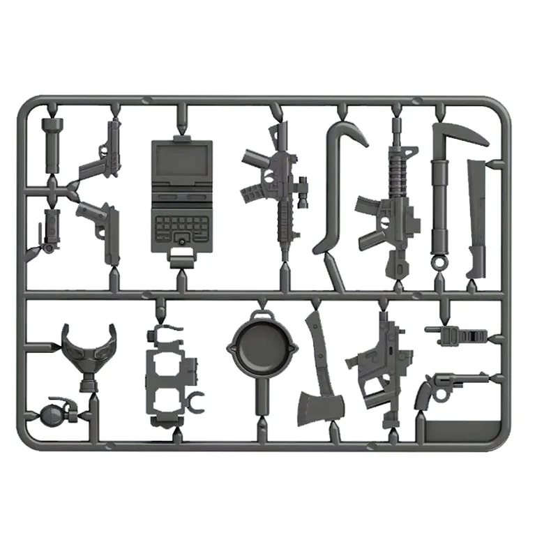 Machado faca swat polícia militar arma acessórios mini figuras de ação sem playmobil cidade peças blocos originais modelo brinquedo & hobbies