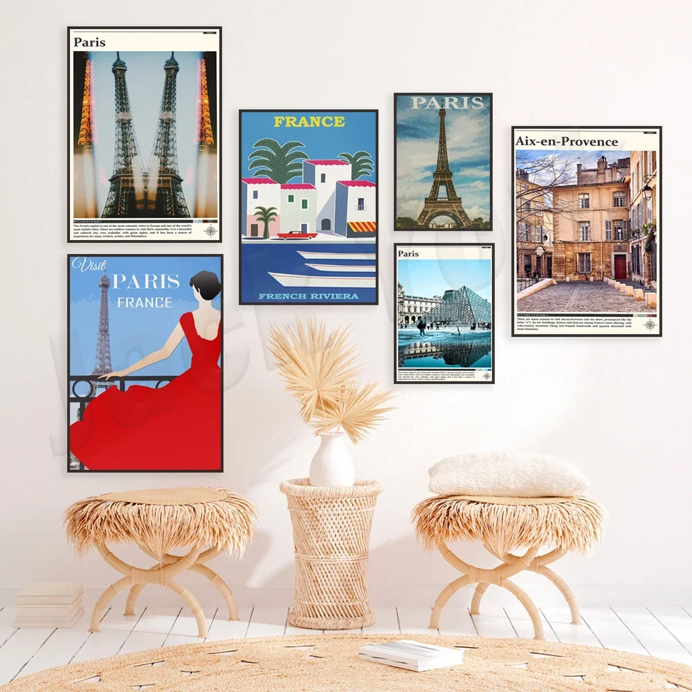 Paris, France, Riviera, Aix-en-Provence, Paris, Europe, France photo, beautiful photo decorative canvas print travel poster