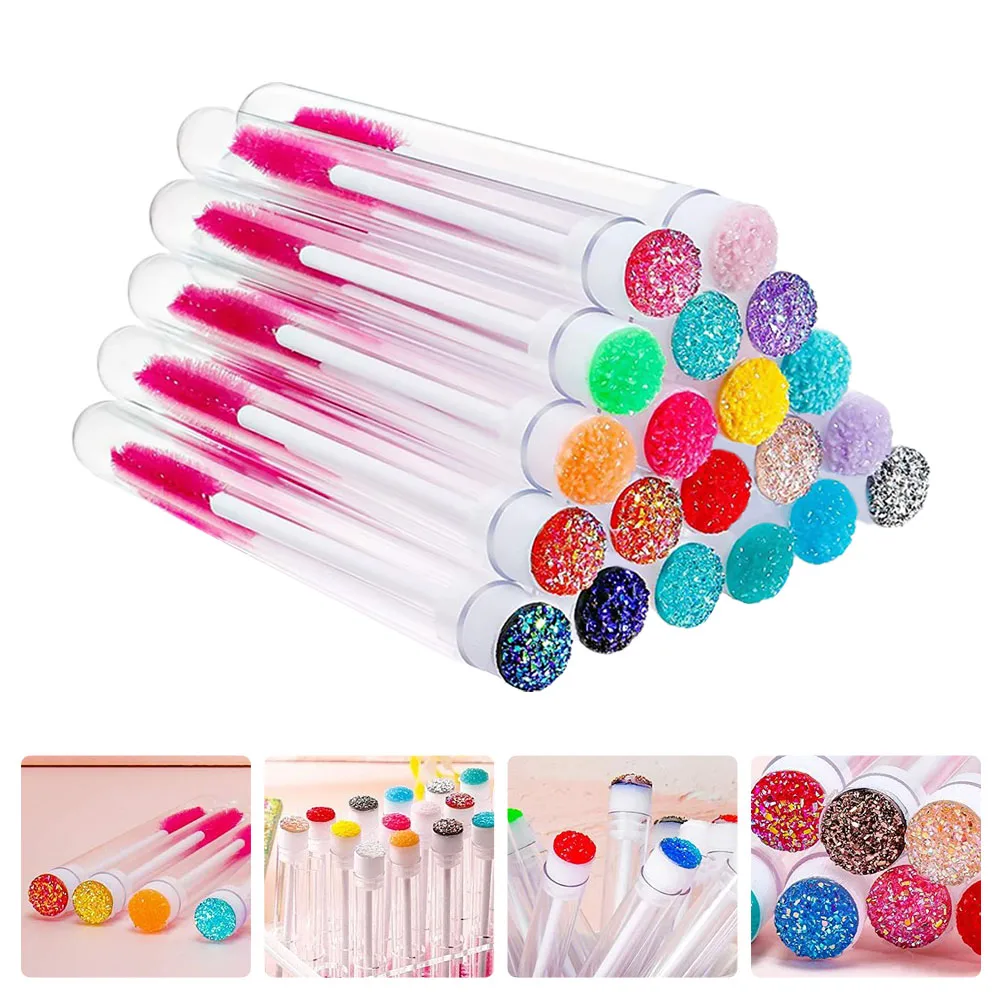 

20 Pcs Brush Tubes Mascara Mascara Lightweight Portable Travel Business Delicate Eyebrow Essence Bottle