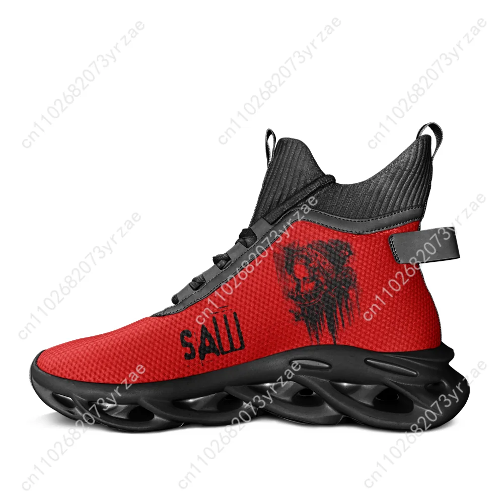 Saw High Top Flats Sneakers Mens Womens Sports Running Shoes High Quality Casual Sneaker Lace Up Mesh Footwear Custom Made Shoes