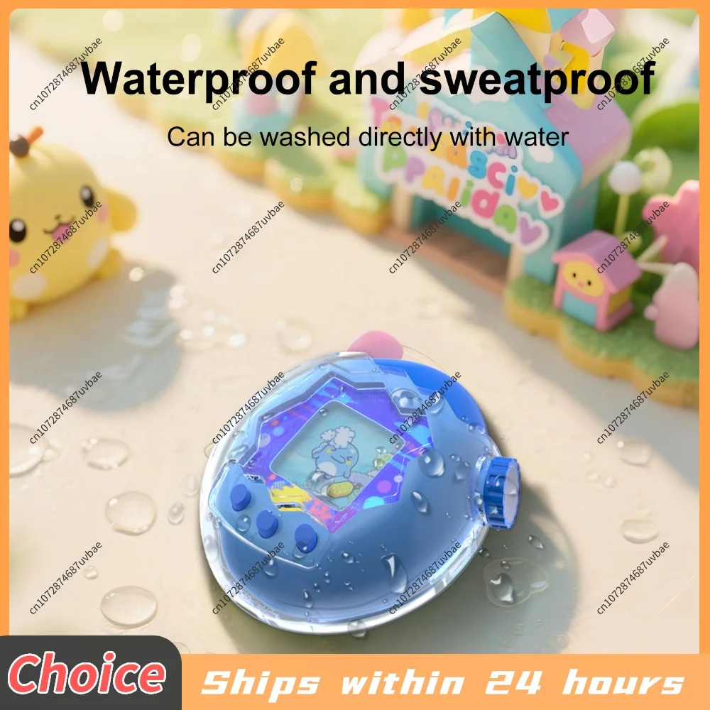 Protective Case with Lanyard Hard Shell Protective Cover Anti-Scratch Clear Cover for Tamagotchi Paradise Digital Pet