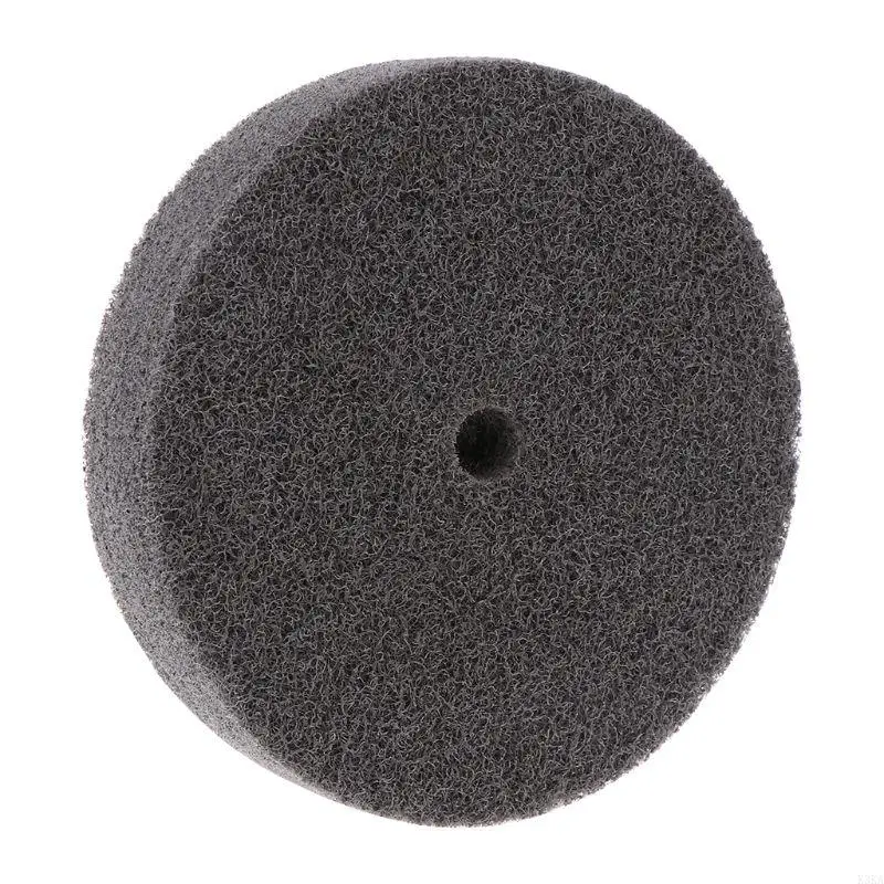 K3KA Nylon Polishing Buffing Backing Pad Roding Wheel Tool Abrasivo Unitizado não tecido para Carhard Metal Table