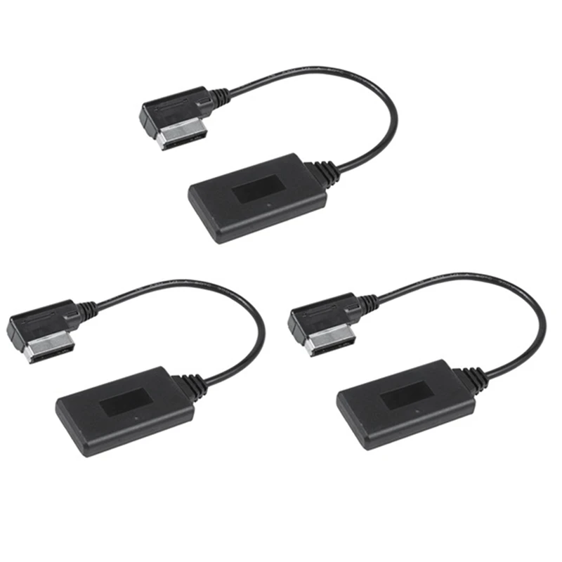 

3Pcs Car Wireless Bluetooth Module Music Adapter AUX Audio Cable For Mercedes W212 S212 C207 Radio Media Interface Mmi