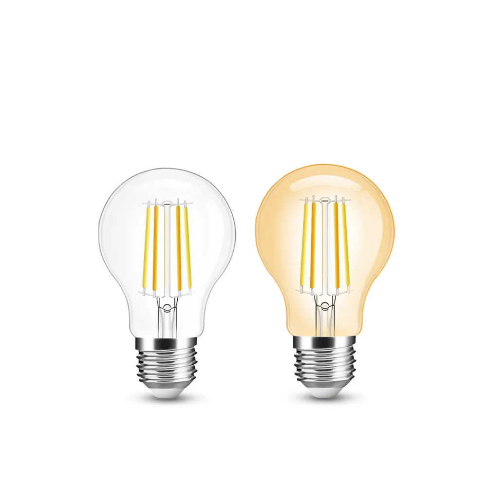 Gledopto Zigbee 3.0 ST64/A60/G95 7W Pro Retro Style Filament LED Bulb Light E27 CCT Smart Dimmable For Indoor Decorative Light