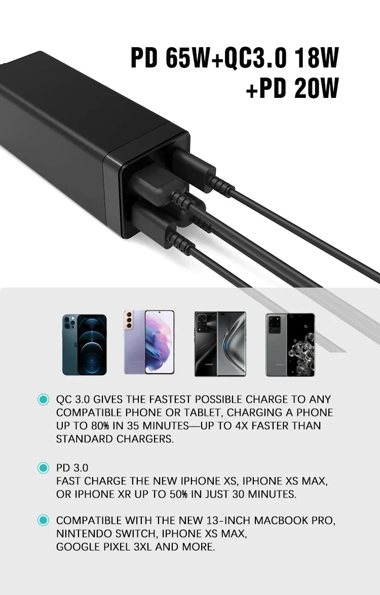 محولات وموصلات USB C للسفر الشامل ، كمبيوتر محمول Macpro ، طاقة C ، 20 واط