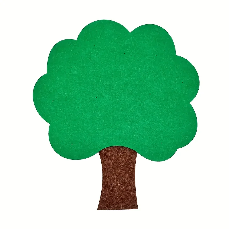 Digital Felt Apple Tree Non-Woven Felt DIY Apple Tree Digital Apple Tree Learning Board