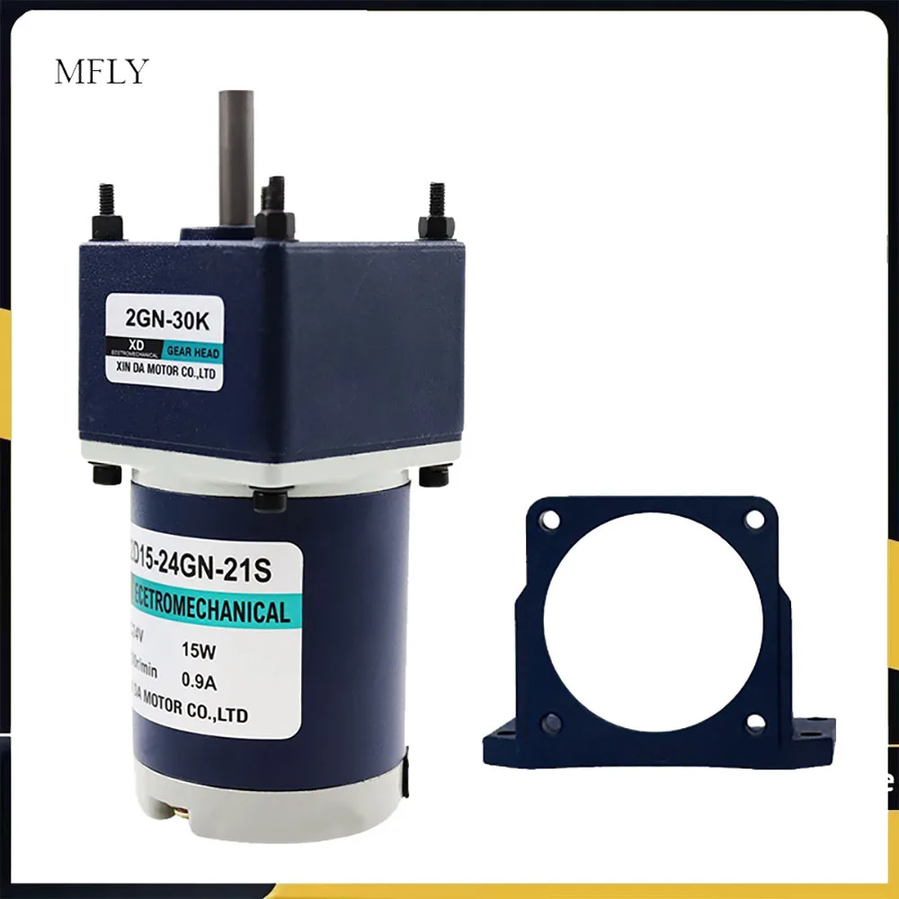 

15W DC Gear Reducer Motor 12V 24V High Torque Speed Adjustable CW CCW Motor