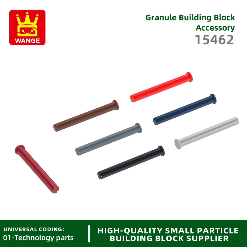 20Pcs/lot 15462 Flat Head 5x Cross Rod Block Moc Color Accessories Compatible with Brick DIY Children's Toy Assembly Parts