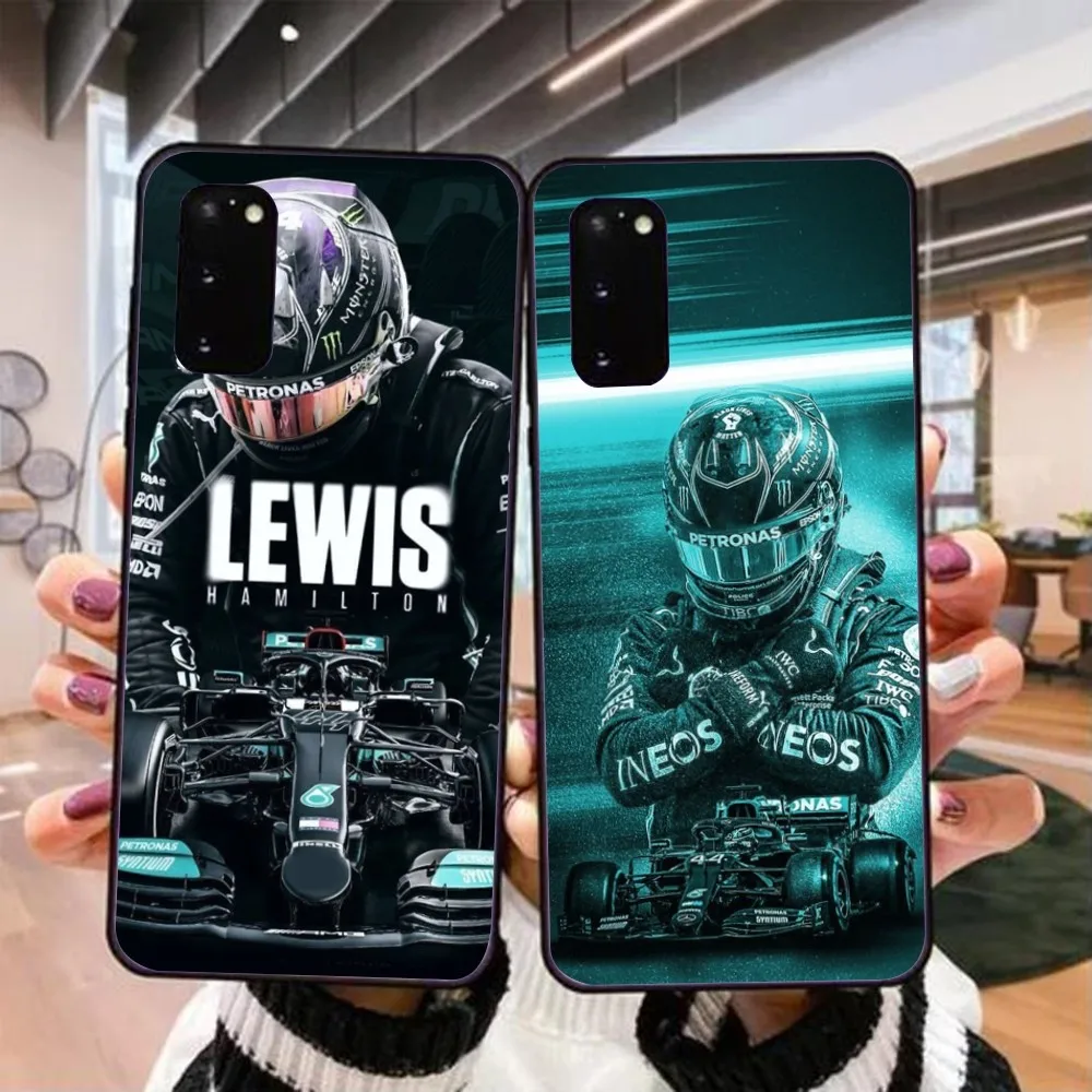 F1 Lewis Hamilton Mobile Phone Case for Realme GT 2 9i 8i 7i Pro X50 X2 C35 C21 C20 C11 C3 Black Soft Phone Cover Funda