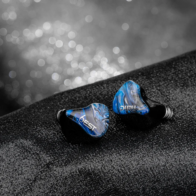 DUNU SA6 EST 6 Balanced Armature + 2 Electrostatics Driver Hybrid 2Pin 0.78mm HiFi Audiophile In-Ear Earphone IEM