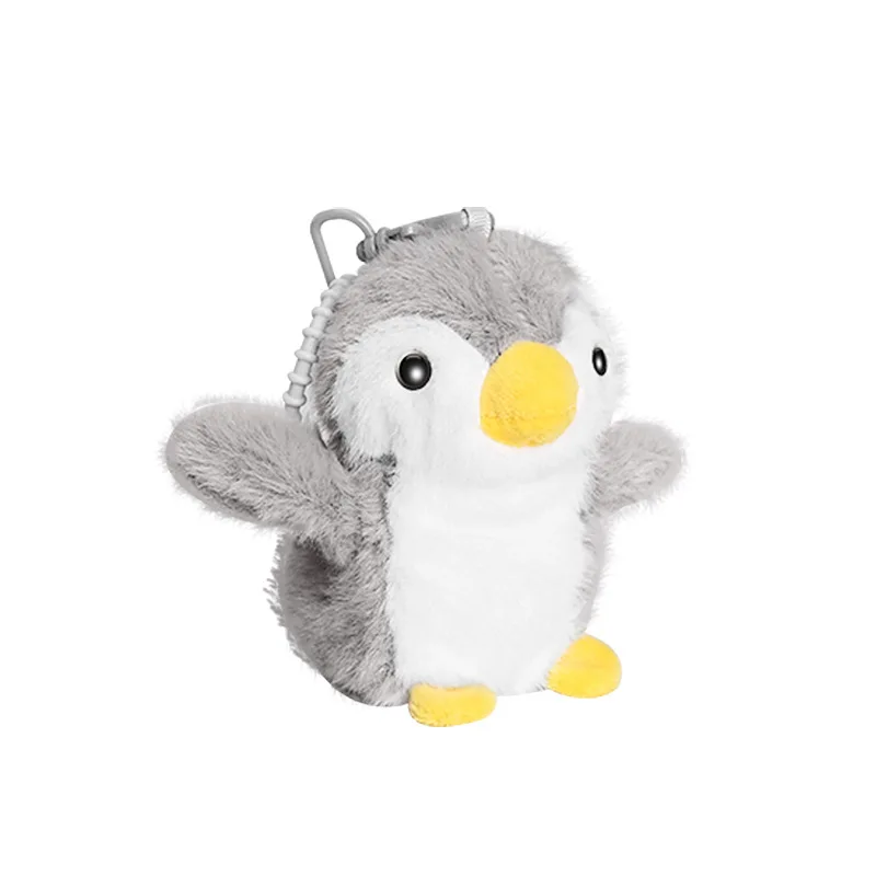 Children's Simulation Cartoon Electric Penguin Doll, Plush Schoolbag Pendant