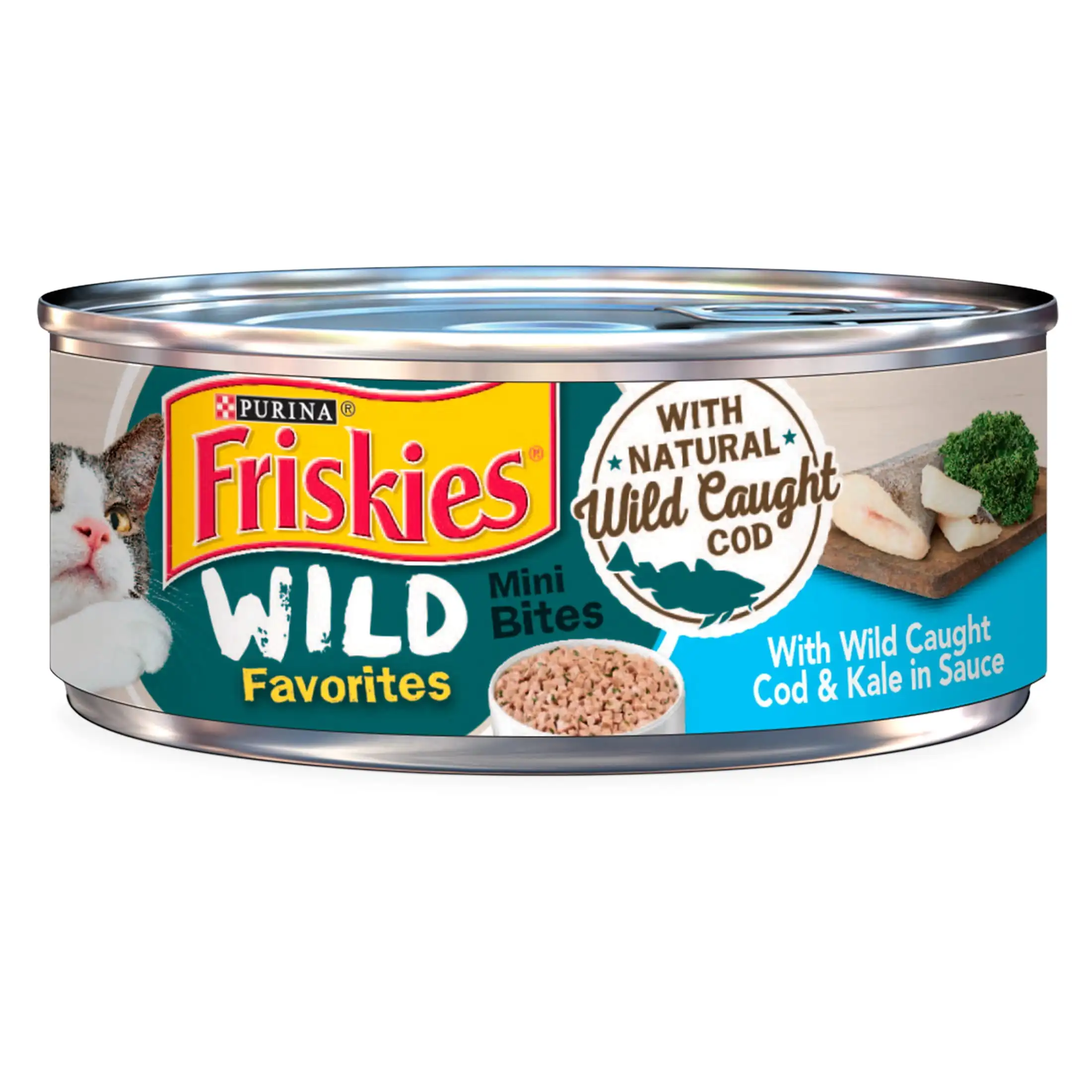 

Purina Cod Flavor Chunks, Wet Cat Food, 5.5 oz Tubs, (24 Count)